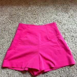 Zara Pink High Waist Shorts
